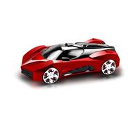 Bnineteenteam Soporte para Teléfono para Modelo de Coche, Soporte para Teléfono con Consola Central Giratoria de 360°, Deportivo y Deportivo, para Oficina y Hogar, Hecho de ABS (Rojo)