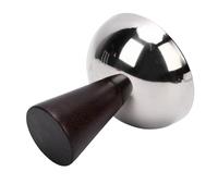 Bnineteenteam Tazas para Helado, Cuenco de Acero Inoxidable 304 con Base de Madera, Elegante Plato de Postre para Amantes del Helado y el Yogur (Estilo brillante)