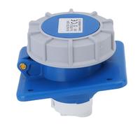 Bnineteenteam Toma de Corriente para Barco, 16A IP67, Resistente Al Agua, a Prueba de Polvo, Receptáculo de Toma Eléctrica para RV con Cubierta Antipolvo Incorporada, para Autocaravana