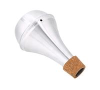 Bnineteenteam Trompeta Mute Práctica Mudo para Trompeta Mudo para con Aleación de Aluminio y Accesorio de Reducción de Sonido Portátil de Peso Ligero Accesorio