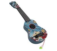 Bnineteenteam Ukelele para Niños Pequeños, Mini Ukelele de Plástico ABS de 4 Cuerdas para Niños de 3 Años en Adelante, Aprender Música y Divertirse Jugando (Blue)