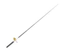 Bnineteenteam Varedilla de Pesca con Poste de Pescado Telescópico de Carrete Incorporado y Caña Compacta Ultra Portátil de 21 Cm a 95 Cm de Acero Inoxidable de Aluminio de Fibra de Vidrio para Pesca