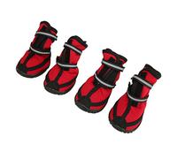 Bnineteenteam Zapatos para Perros, Protectores Cómodos con Suela Reflectante, Correas Ajustables para Caminar Al Aire Libre, Días Lluviosos y Nevados (XL)