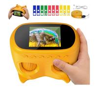 BNISE Microscopio Digital de Mano para Niños 1000X: Microscopio y Telescopio 2 en 1 con Pantalla IPS de 2 Pulgadas - Juguetes STEM Regalos de Cumpleaños para Niñas y Niños - Kits de Ciencia Edu