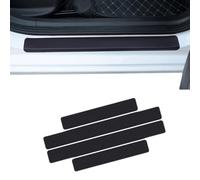 BNJFW Coche Estribos para Nissan Fuga (Y50) 1. Gen 2005 2006 2007 2008 2009, Bienvenida Pedal Placas Decoración Puerta Rifter Embellecedores Accesorios,A/Black