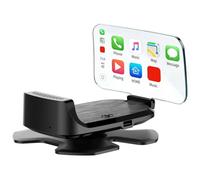 BNJHUIZ Pantalla Carplay Coche para Jeep Compass 1.Generation 2007-2012 2013 2014 2015 2016 2017-pr, Adaptador Apple Carplay Inalambrico HUD Radio Coche con Navegación Asistente de Voz FM