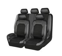 Bnkwrqotydp 9 Piezas Fundas Asientos Coche para VW GOL (G5) III 2008-2011 2012 2013 2014 2015 2016, Cuero Juego Completo Cubre Asientos para Auto Protector Asiento Interior Accesorios,Grey