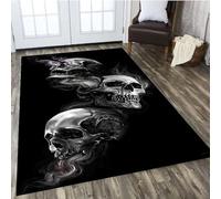 BNMKYTWASJP Tapete de Halloween con cara de calavera 3D para decoración de festivales (Halloween, 1200 x 300 cm)