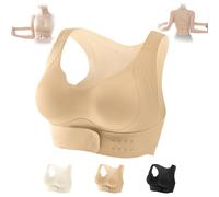 BnMvF Arisefrom Sujetador de corrección de elevación de Hebilla Frontal, Sujetadores de Cierre Frontal para Mujer, Soporte de Espalda Cruzada sin Costuras