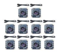 Bnnlqpsttg 10 módulos de cámara 100 grados 1MP OV9732 1280 X 720 USB, controlador gratuito, enfoque manual, cable de 0,6 m para XP/7/8/10