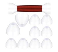 Bnnlqpsttg 10 Piezas de Anillos de Pluma, Anillos de Bolígrafo Aislantes de Plástico, Anillo Antiadherente de 0,23 "/6 mm para Torneado de Pluma de Acabado de CA -