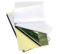 Bnnlqpsttg 100 Hojas de Papel de Transferencia de Tatuaje A4, Papel Plantilla de Tatuaje, 4 de Papel Plantilla de Tatuaje para Tatuaje, Papel Térmico
