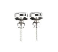 Bnnlqpsttg 2 botones de bloqueo de correa de guitarra de metal antioxidante para guitarra eléctrica y baja, B