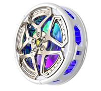 Bnnlqpsttg 2 en 1 Enfriador Magnético/Clip Trasero, Ventilador de Refrigeración, Radiador, Efectos De Iluminación RGB para Teléfono y Tableta, B