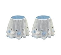 Bnnlqpsttg 2 Fundas Antipolvo para Freidora de Aire Resistente al Tela de Encaje de 25 X 25 X 25 cm Azul Ciña