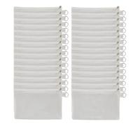 Bnnlqpsttg 30 de Maquillaje Virgen Sublimación a Granel, Bolsa de Lona de Poliéster para Bricolaje por sublimación