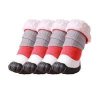 Bnnlqpsttg 4 piezas zapatos para perro invierno cómodo cálido perro chihuahua lluvia nieve botas impermeable al aire libre antideslizante zapatillas A