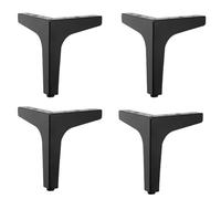 Bnnlqpsttg 4pcs patas de muebles, patas de sofá de metal, patas de oficina, patas de cómoda, soporte de muebles