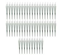 Bnnlqpsttg 50 tallos florales verde oscuro de 35,6 cm para flores artificiales de plástico, ocio