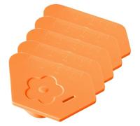 Bnnlqpsttg 5pcs Guía de costura magnética multifuncional Edge Polygonal Anti urling Plastic Positioner para accesorios de máquina de coser naranja