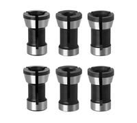 Bnnlqpsttg 6 piezas conjunto portabrocas 6, 6,35, 8 mm mandril grabado corte electromecánico Cepillado Fresa Accesorios