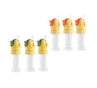 Bnnlqpsttg 6 Piezas Reutilizables para Niños Botella de agua de Bebida Cubierta de Paja Botella de Agua Cubierta de Paja Adaptador de Caño de Botella de Agua para Niños