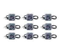 Bnnlqpsttg 9 módulos de cámara 100 grados 1MP OV9732 1280 X 720, controlador USB gratuito, enfoque manual con cable de 1 metro para XP/7/8/10