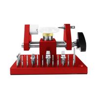 Bnnlqpsttg Abrecajas de reloj profesional para abrir la parte inferior de la caja del reloj, quitar las gafas de reloj, quitar los eslabones de la correa y ajustar el banco de trabajo., rojo