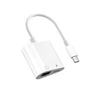 Bnnlqpsttg Adaptador USB C Ethernet tipo C a RJ45 100Mbps Hub de tarjetas de red con carga para escritorios Plug and Play Conexión telefónica