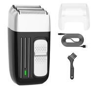 Bnnlqpsttg Afeitadora Eléctrica Recargable para Hombre con Rejillas, Afeitadora Multifuncional, Cortadora de Pelo para