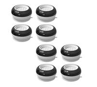 Bnnlqpsttg - Alfombrilla de fijación para aparatos de lavandería (8 piezas, compatible con la mayoría de lavadoras y secadoras), color blanco