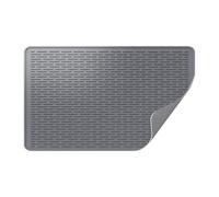Bnnlqpsttg - Alfombrilla protectora para cocina (cristal, 71 x 50,8 cm), color gris