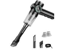 Bnnlqpsttg Aspirador Automotriz sin 5 en 1, Aspirador Portátil, Limpiador de Aparatos Eléctricos para Coche, Casa, Negro