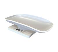 Bnnlqpsttg - Balanza electrónica multifuncional para animales pequeños curvados con bordes curvados, colocación estable