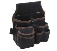 Bnnlqpsttg Bolsa de almacenamiento multifuncional para herramientas, bolsa, cinturón, kit de herramientas para electricista, perforadora, llave de rueda giratoria, bolsa de almacenamiento para