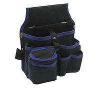 Bnnlqpsttg Bolsa de almacenamiento multifuncional para herramientas, bolsa de cinturón, kit de herramientas para electricista, perforadora, llave de rueda giratoria, bolsa de almacenamiento para