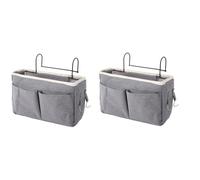 Bnnlqpsttg - Bolsa de almacenamiento para revistas de dormitorio, soporte para pañuelos, caja de pañuelos, bolsa de almacenamiento, color gris