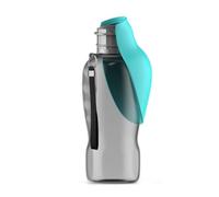 Bnnlqpsttg Botella de agua portátil para perros de 800 ml, cuenco de bebida impermeable para mascotas para viajes al aire libre, apto para perros pequeños y grandes