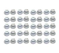 Bnnlqpsttg Botón de Control de Velocidad Blanco 2T1V, Conjunto de Botones de Guitarra Eléctrica, Piezas de Guitarra