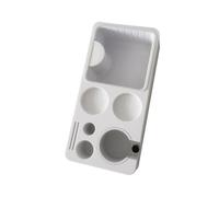 Bnnlqpsttg Caja con, Organizador con dosificador, dispensador, sello blanco