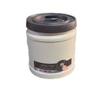 Bnnlqpsttg Cajas Herméticas de Acero Inoxidable para Café Granos 1600 ML Cajas Herméticas de Acero Inoxidable para Café Granos 1600 ML