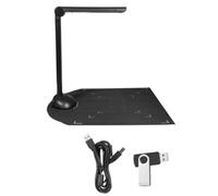 Bnnlqpsttg Cámara de Documentos Escáner de Libros Iluminación LED HD 16 Megapíxeles Digitalización de Alta Velocidad Soporte de Software OCR Multilingüe