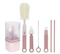 Bnnlqpsttg - Cepillo de silicona para niños, incluye cepillo para biberón, cepillo para tetina. Agradable para Toda la Familia.