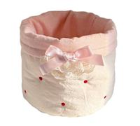 Bnnlqpsttg - Cesta de almacenamiento de tela suave para oficina, cesta de almacenamiento de tela cilíndrica, cesta de almacenamiento de tela para la habitación, organización del desorden, cesta de