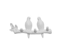 Bnnlqpsttg Colgador para pájaros para decoración de pared, llavero, cocina, abrigo, ropa, sombrero, bolso de mano, casa A
