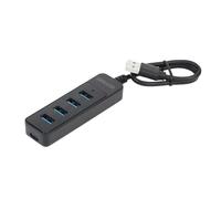 Bnnlqpsttg Concentrador USB 3.0 Alta Velocidad 4 Puertos, Adaptador Divisor USB de 30 Cm, Estación de acoplamiento de expansión para transferencia de datos, Soporte de múltiples dispositivos