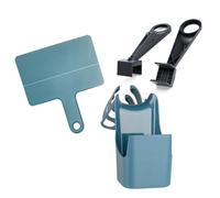 Bnnlqpsttg Conjunto de herramientas de limpieza de cadena de bicicleta con caja de almacenamiento antisalpicaduras de ajuste universal