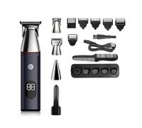 Bnnlqpsttg Cortacésped de belleza pantalla digital recortadora capilar multifuncional cortadora capilar eléctrica dispositivo de depilación para