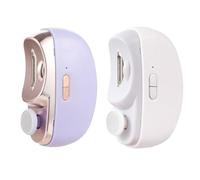 Bnnlqpsttg Cortador de uñas Eléctrico Portátil Multifuncional Anti-Salpicaduras Cortador de uñas Automático Anti-Pellizco A