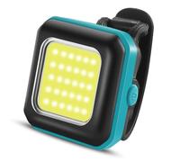 Bnnlqpsttg - de bicicleta de montaña para la noche, luz, recargable por USB, ultra brillante, linterna y azul con luz trasera de advertencia.